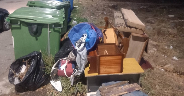 Υπηρεσία Καθαριότητας Δήμου Σπάρτης: Επιβολή προστίμου για ογκώδη αντικείμενα έξω από κάδους απορριμμάτων