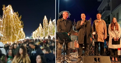 Η Σπάρτη πλημμύρισε Φως – Φαντασμαγορική η φωταγώγηση της Παλαιολόγου