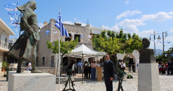 Ο Αντιπεριφερειάρχης Λακωνίας Θεόδωρος Βερούτης στις επετειακές εκδηλώσεις μνήμης της Μάχης του Διρού