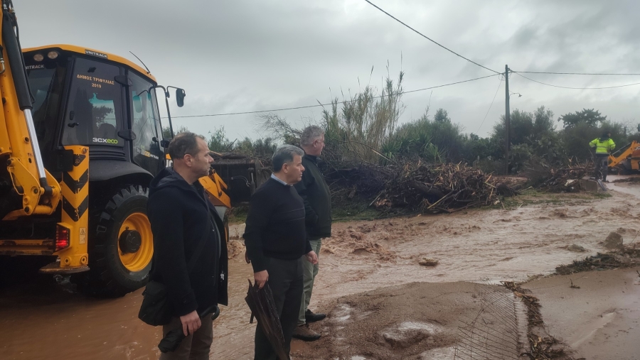 Αποκατάσταση – διευθέτηση ζημιών στην Π.Ε. Μεσσηνίας από έντονα καιρικά φαινόμενα