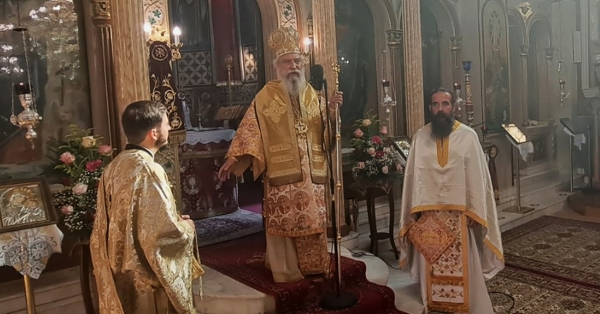 Η πανηγυρική Αρχιερατική Θεία Λειτουργία στο Γεωργίτσι – Οικονόμος ο π. Ιωάννης Καστρής