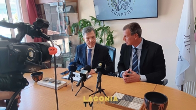 Συνάντηση Μ. Βακαλόπουλου με τον Ευρωβουλευτή Γ. Αυτιά | Η Σπάρτη στο Ευρωπαϊκό δίκτυο πόλεων Ευρώπης (video)