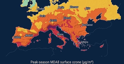 Συναγερμός για το επιφανειακό όζον: Στο έλεος του τοξικού ρύπου η Νότια Ευρώπη