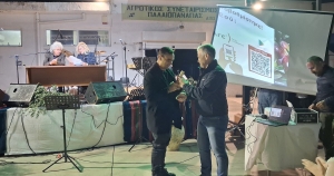 Στην Παλαιοπαναγιά ο Θ. Βερούτης για το 4ο Συμπόσιο Αγουρέλαιου &amp; Λαδοκομμάτας