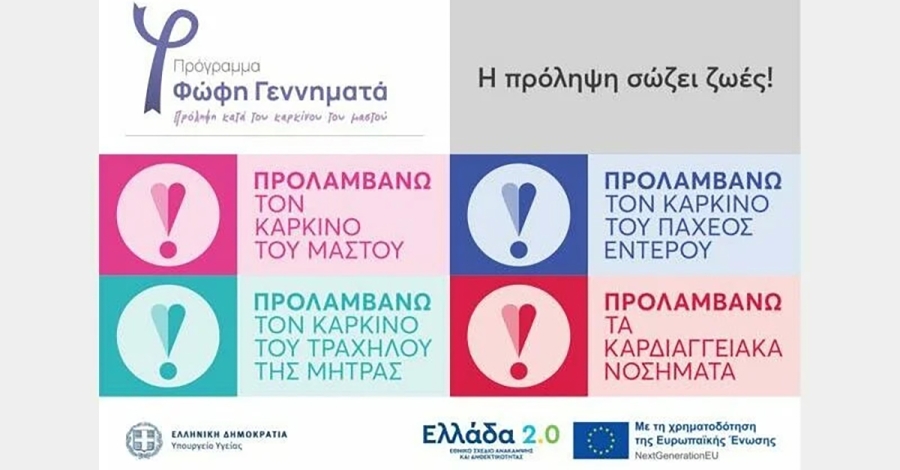Υγεία: Nέο «Προλαμβάνω» από 13 Οκτωβρίου