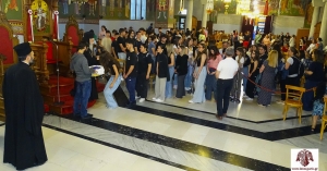 Πλήθος νέων συμπροσευχήθηκαν στην Παράκληση για τις Πανελλαδικές Εξετάσεις στη Σπάρτη