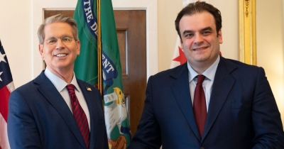 Κυριάκος Πιερρακάκης: Συνάντηση με τον υπουργό Οικονομικών των ΗΠΑ, Σκοτ Μπέσεντ - Τι συζήτησαν