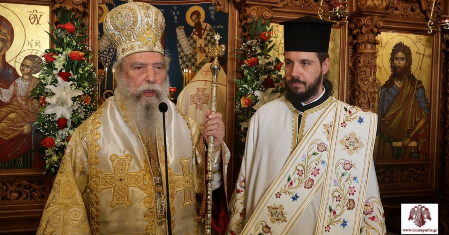 Χειροτονία Διακόνου κατά την πανήγυρη του Ι.Ν. Αγίου Ανανίου στη Σπάρτη