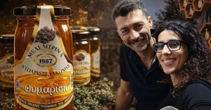 Θυμαρίσιο μέλι από τη Λακωνία στην κορυφή: Platinum βραβείο για το «Μέλι Μύρινα»