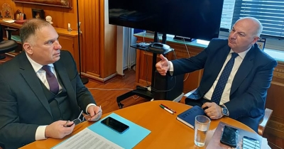 Συνάντηση Ν. Κρητικού με τον Υπουργό Αγροτικής Ανάπτυξης &amp; Τροφίμων Κώστα Τσιάρα