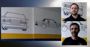 Δύο έργα του Σπαρτιάτη καλλιτέχνη Αλεξ. Παπαστρατηγάκη κοσμούν συνεργείο της Σπάρτης