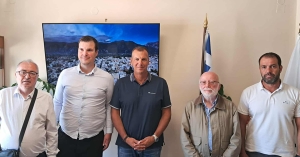 Συνάντηση του Δημάρχου Σπάρτης με αντιπροσωπεία της γαλλικής αδελφοποιημένης πόλης Le Plessis Trevise