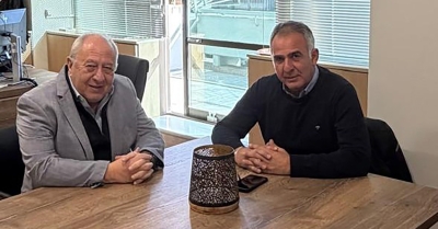 Συνάντηση εργασίας Προέδρου Επιμελητηρίου Αρκαδίας κ. Τρουπή και Διοικητή της ΕΥΔΑΜ κ. Καλλίρη