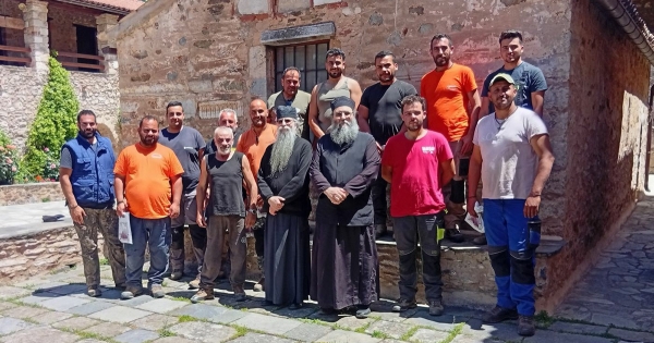 Ευχαριστήριο Ι.Μ. Αγίων Τεσσαράκοντα προς εθελοντές όμορων χωριών