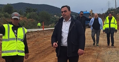 Βελτιώνεται το Εθνικό οδικό δίκτυο της Π.Ε. Λακωνίας από τον κόμβο της Απιδιάς μέχρι τους Μολάους