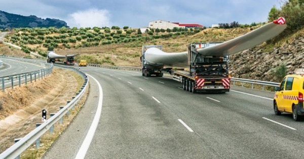 Κυκλοφοριακές ρυθμίσεις λόγω μεταφοράς τμημάτων ανεμογεννητριών