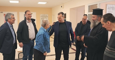 Ευχές και προσφορά αγάπης του Δημάρχου Σπάρτης Μιχάλη Βακαλόπουλου στο Άσυλο Ανιάτων Σπάρτης