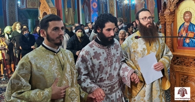 Χειροτονία Διακόνου στην πανήγυρη του Ι.Ν. Αγίου Χαραλάμπους Ελίκας