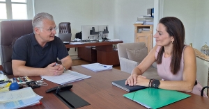 Συνάντηση του Δημήτρη Πτωχού με τη νέα Διοικήτρια του Παναρκαδικού Νοσοκομείου Εύη Παπαγεωργίου