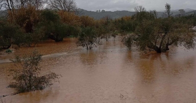 Κακοκαιρία: «Πνίγηκε» η Λακωνία την Κυριακή – Δείτε χάρτη του Meteo