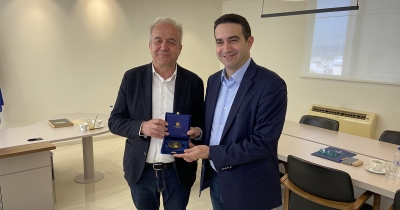 Οι επιχειρήσεις στο επίκεντρο της συνάντησης του Προέδρου του Επιμελητηρίου Ηλείας με τον Βουλευτή Μ. Κατρίνη
