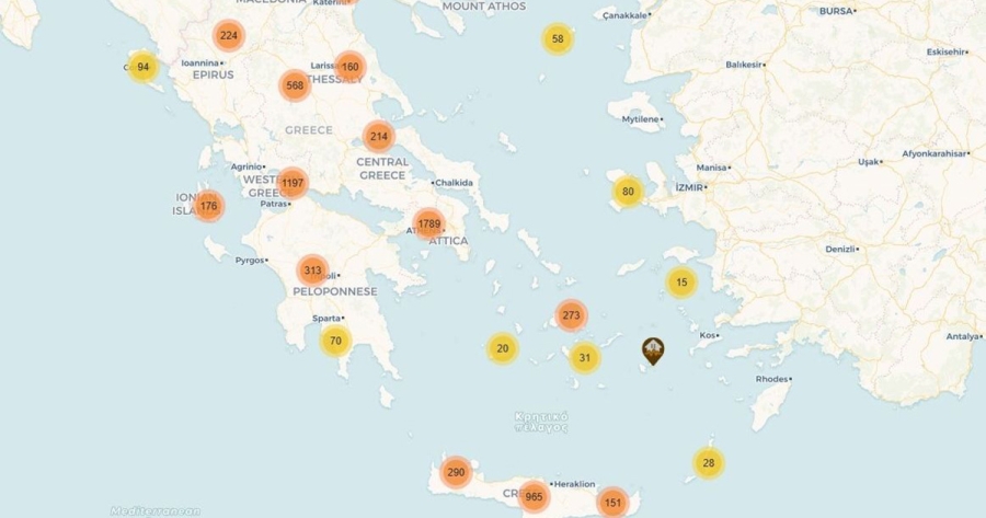 Πού βρίσκονται τα καταφύγια στην Ελλάδα: Δείτε χάρτη με τα 2.892 σημεία