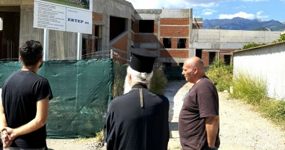 Με γοργούς ρυθμούς προχωρούν οι εργασίες για το κτίριο των Σχολών της Ι. Μητροπόλεως μας και τη νέα πτέρυγα του Ασύλου Ανιάτων Σπάρτης